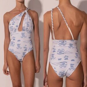 Ancora Swimwear The Braided Voyage One Piece Swimsuit NWT